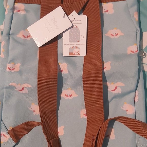 Loungefly Dumbo Canvas Foldable Backpack - Picture 2 of 4